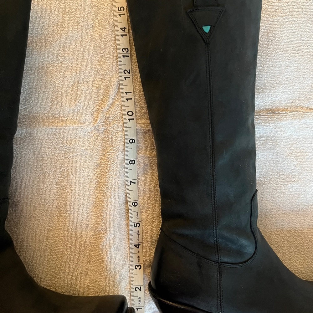 John Fluevog Black Heeled Boots - Picture 9 of 17